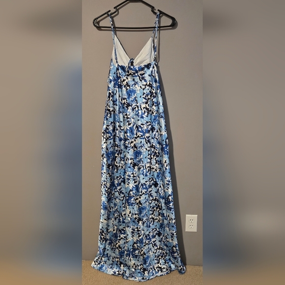 The Drop Women's Shelby Tie-Up Cutout Slip Dress #795 - Picture 3 of 12